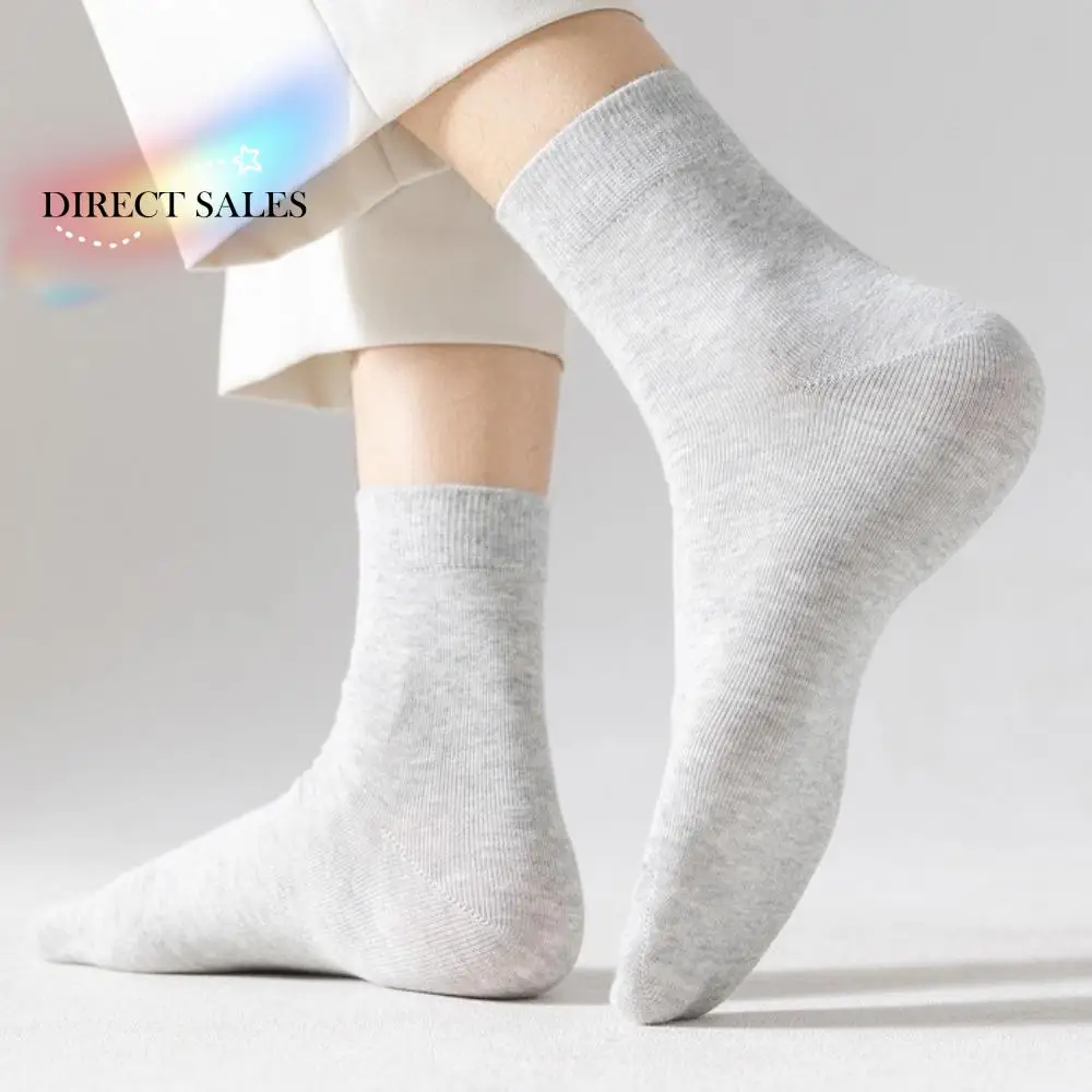 5Pairs Sweat Absorbent Breathable Short Tube Socks Men Simple Sports Cotton Ankle Socks Hosiery Solid Color Mid-Calf Socks Daily
5Pairs Sweat Absorbent Breathable Short Tube Socks Men Simple Sports Cotton Ankle Socks Hosiery Solid Color Mid-Calf Socks Daily