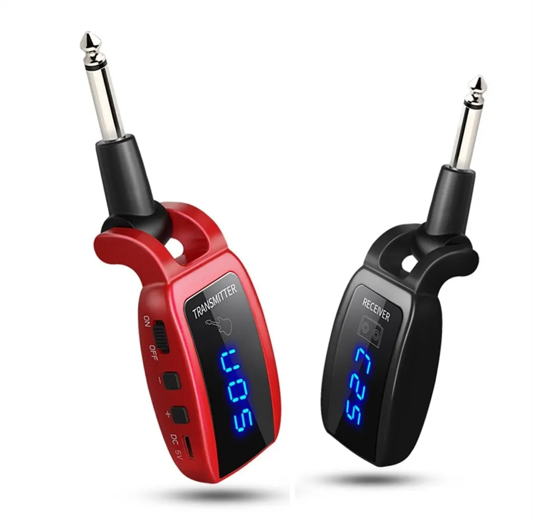 Guitar Wireless System Rechargeable Wireless Guitar Transmitter Receiver Set Electric Guitar Bass Pick Up of Guitar Accessaries
Guitar Wireless System Rechargeable Wireless Guitar Transmitter Receiver Set Electric Guitar Bass Pick Up of Guitar Accessaries