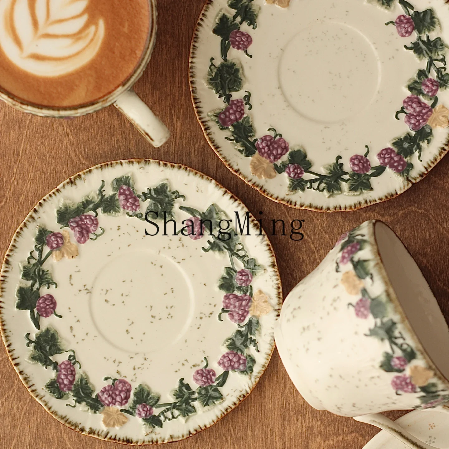 CL Walnut Bazaar Vintage Grape Embossed Coffee Cup Saucer Lunch Tea Cup Latte Cup Breakfast Gift
CL Walnut Bazaar Vintage Grape Embossed Coffee Cup Saucer Lunch Tea Cup Latte Cup Breakfast Gift