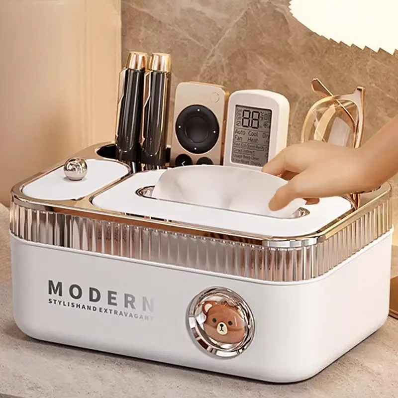 Luxury Desktop Tissue Box Remote Control Storage Holder for Living Room Coffee Table Dining Table Multi-Functional Organizer
Luxury Desktop Tissue Box Remote Control Storage Holder for Living Room Coffee Table Dining Table Multi-Functional Organizer