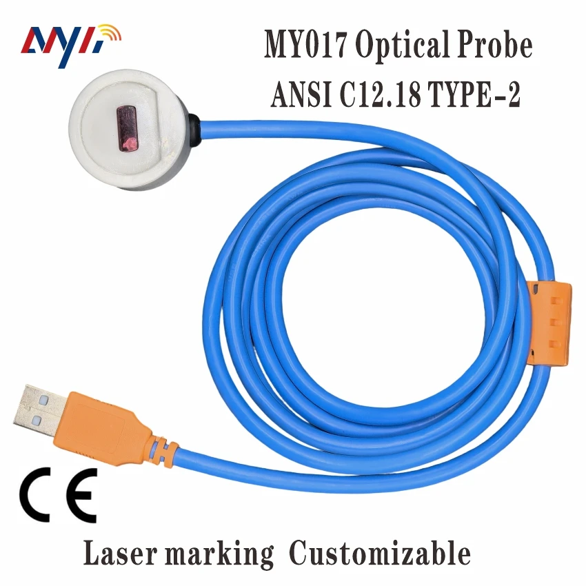 Win7/8/10/11 USB to ANSI Optical Probe C12.18 For Round Socket Energy Meter Kwh Meter Readout
Win7/8/10/11 USB to ANSI Optical Probe C12.18 For Round Socket Energy Meter Kwh Meter Readout
