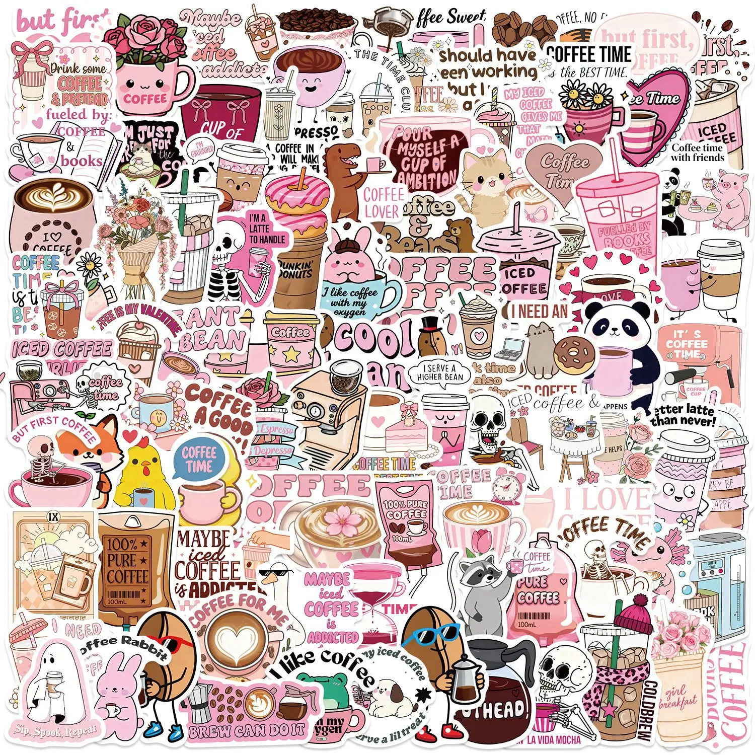 10/50/100PCS Cute Cartoon Funny Coffee Stickers Aesthetic Animals DIY Suitcase Laptop Luggage Graffiti Sticker Decal Toy Gift
10/50/100PCS Cute Cartoon Funny Coffee Stickers Aesthetic Animals DIY Suitcase Laptop Luggage Graffiti Sticker Decal Toy Gift