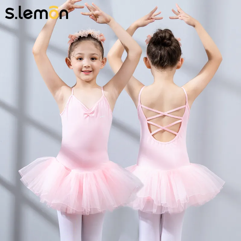 Girls Ballet Leotard Skirt Summer Cotton Spandex Camisole Kids One-Piece Dance Suit Chinese Dance Figure Training Exam
Girls Ballet Leotard Skirt Summer Cotton Spandex Camisole Kids One-Piece Dance Suit Chinese Dance Figure Training Exam