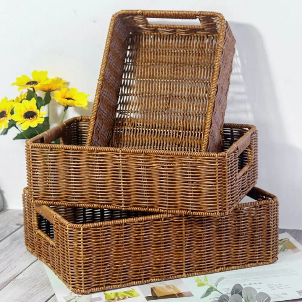 New Portable Handwoven Bread Storage Basket Breathable 7 Styles Fruit Tray Sundries Organizer Wedding Cabinet
New Portable Handwoven Bread Storage Basket Breathable 7 Styles Fruit Tray Sundries Organizer Wedding Cabinet