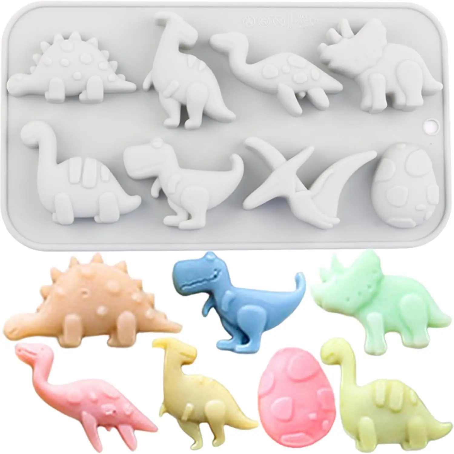 8 Cavity Dinosaur Silicone Molds 3d Dinosaur Egg Fondant Candy Chocolate Mould Diy Pastry Tools Cake Decoration Accessories
8 Cavity Dinosaur Silicone Molds 3d Dinosaur Egg Fondant Candy Chocolate Mould Diy Pastry Tools Cake Decoration Accessories