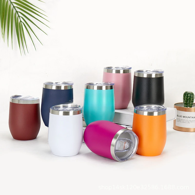 12oz Stainless Steel Double-layer Spray Painted Insulated Cup Mini Egg Cup Outdoor Car Portable Coffee Cup
12oz Stainless Steel Double-layer Spray Painted Insulated Cup Mini Egg Cup Outdoor Car Portable Coffee Cup