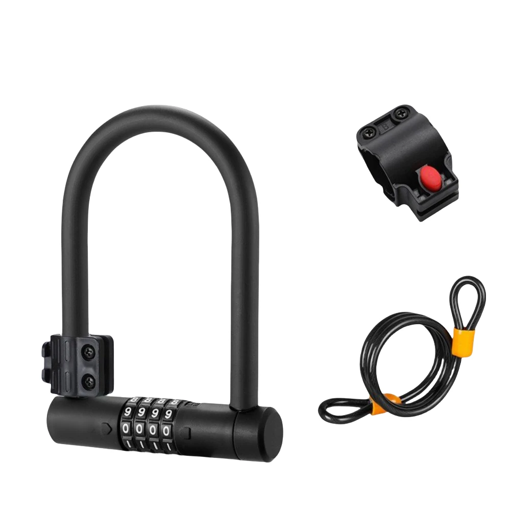 Водонепроницаемый U-образный замок для велосипедов и самокатов с четырехзначным паролем и мягкой силиконовой ручкой для удобства использования
Водонепроницаемый U-образный замок для велосипедов и самокатов с четырехзначным паролем и мягкой силиконовой ручкой для удобства использования