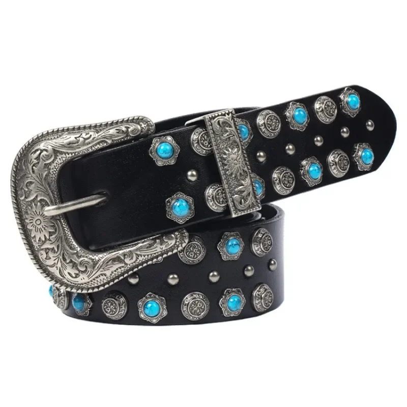 Rivet Rock Punk Cowskin Belt,Women's and Men's Hiphop Personalized Genuine Leather Belts,Neutral Vintage Style Netural Belt
Rivet Rock Punk Cowskin Belt,Women's and Men's Hiphop Personalized Genuine Leather Belts,Neutral Vintage Style Netural Belt