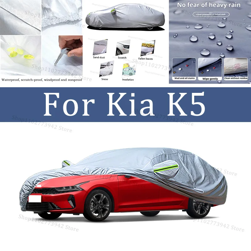 For Kia K5 Car Cover Car Waterproof All Weather Automobiles Full Exterior Covers - Sun-proof Outdoor Anti scratch
For Kia K5 Car Cover Car Waterproof All Weather Automobiles Full Exterior Covers - Sun-proof Outdoor Anti scratch