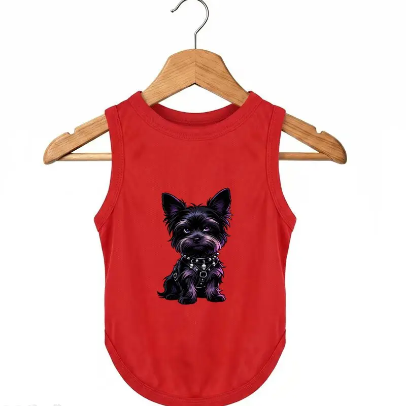 Dog Summer Vest New, Punk Style Skull Dog Print Puppy Clothes, Breathable Cool Pet Shirt
Dog Summer Vest New, Punk Style Skull Dog Print Puppy Clothes, Breathable Cool Pet Shirt