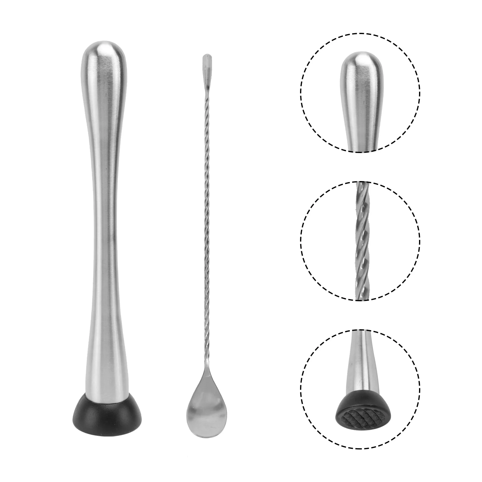 Drink Stirrer Stainless Steel Popsicles Mixing Spoon Cocktail Strainer for Drinks Blender
Drink Stirrer Stainless Steel Popsicles Mixing Spoon Cocktail Strainer for Drinks Blender