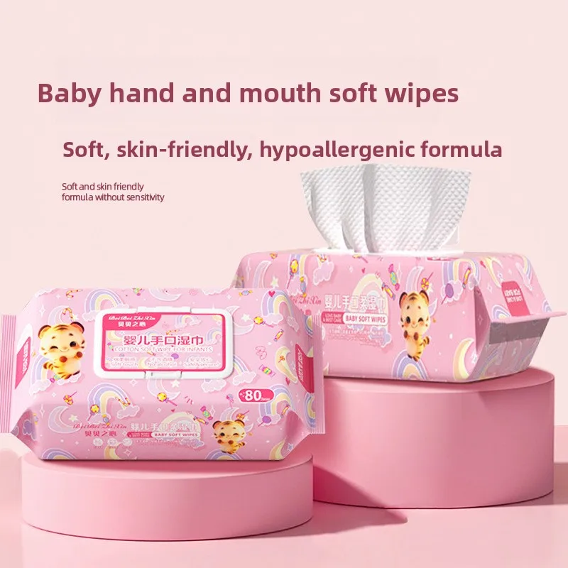 80 draw baby wipes, hand and oral cleaning, disposable wipes, large packaging, high-quality mini portable baby wipes
80 draw baby wipes, hand and oral cleaning, disposable wipes, large packaging, high-quality mini portable baby wipes