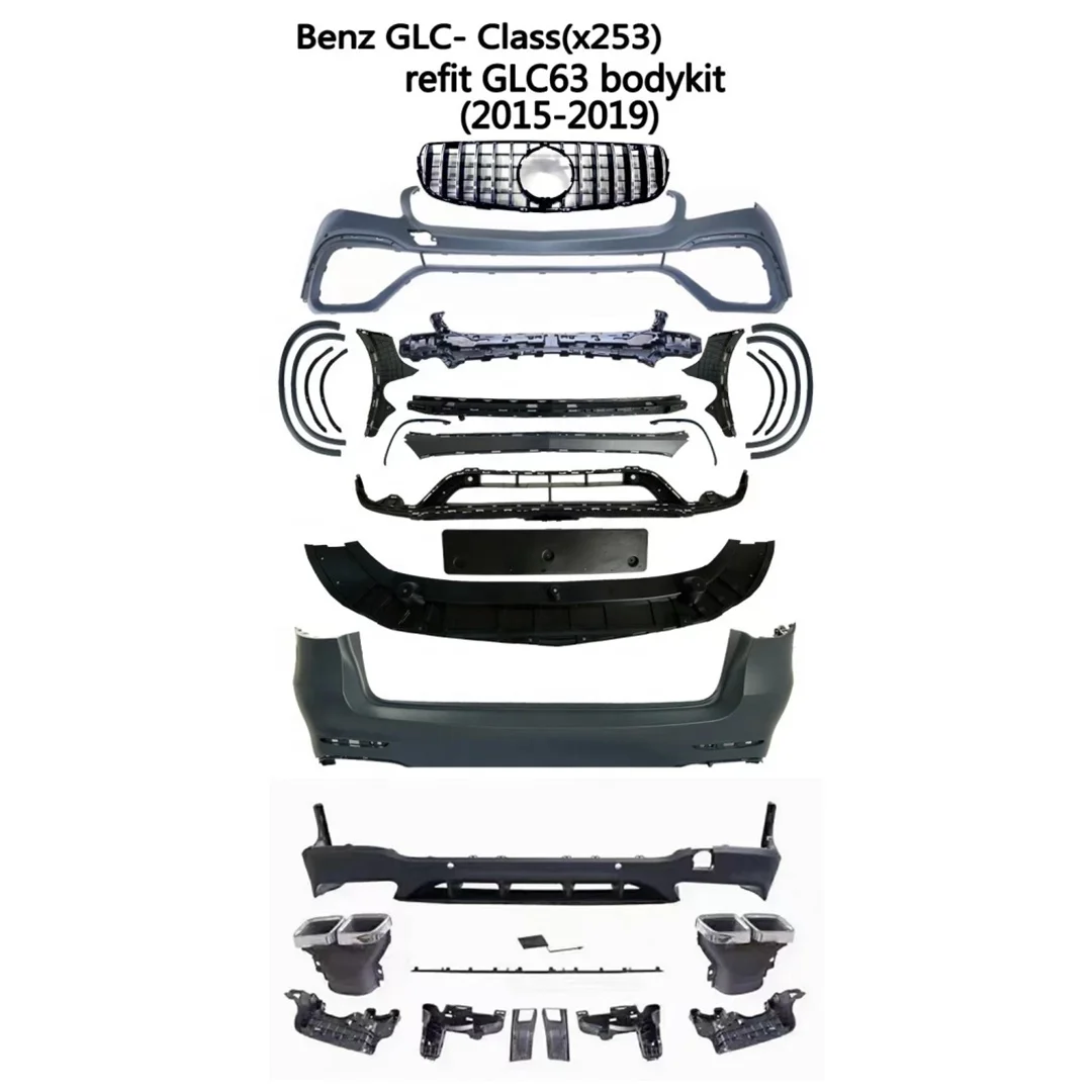 Dream Garage Factory Sale Facelift Bumper Bodykit Auto Parts For 2015-2019 GLC X253 Upgrade GLC63 Bodykit
Dream Garage Factory Sale Facelift Bumper Bodykit Auto Parts For 2015-2019 GLC X253 Upgrade GLC63 Bodykit
