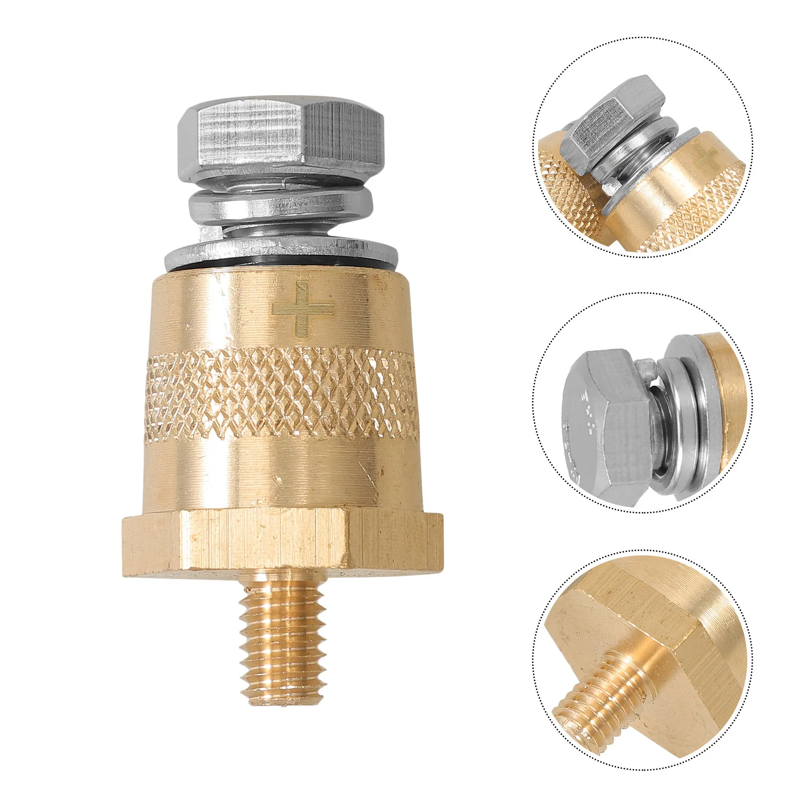 1Pair Battery Terminal Adapter Brass 6Mm External 8Mm Internal Thread Car Battery Post Reducer Connector for Auto Truck Side
1Pair Battery Terminal Adapter Brass 6Mm External 8Mm Internal Thread Car Battery Post Reducer Connector for Auto Truck Side