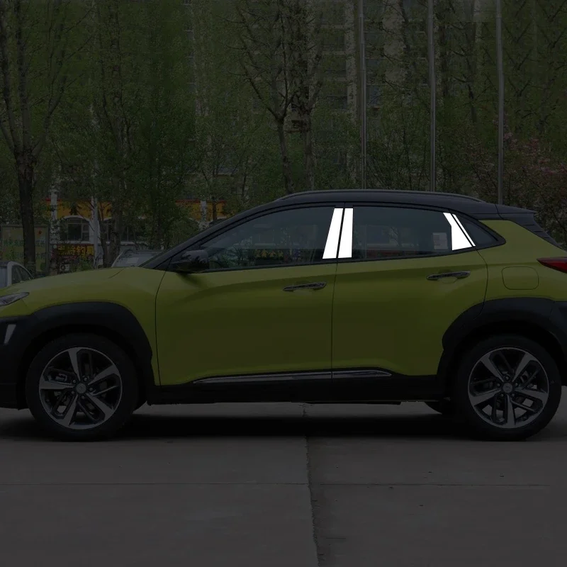 WELKINRY For Hyundai Kona OS 2018-2024 Kauai Stainless Steel Car Body Door Window Central Middle B Column Pillar Post Cover Trim
WELKINRY For Hyundai Kona OS 2018-2024 Kauai Stainless Steel Car Body Door Window Central Middle B Column Pillar Post Cover Trim