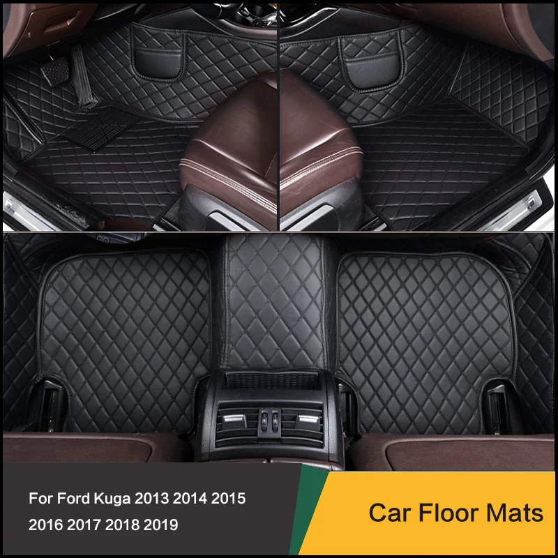 Custom Car Floor Mats Special For Ford Kuga 2013 2014 2015 2016 2017 2018 2019 Waterproof Leather Carpet Car Accessories
Custom Car Floor Mats Special For Ford Kuga 2013 2014 2015 2016 2017 2018 2019 Waterproof Leather Carpet Car Accessories