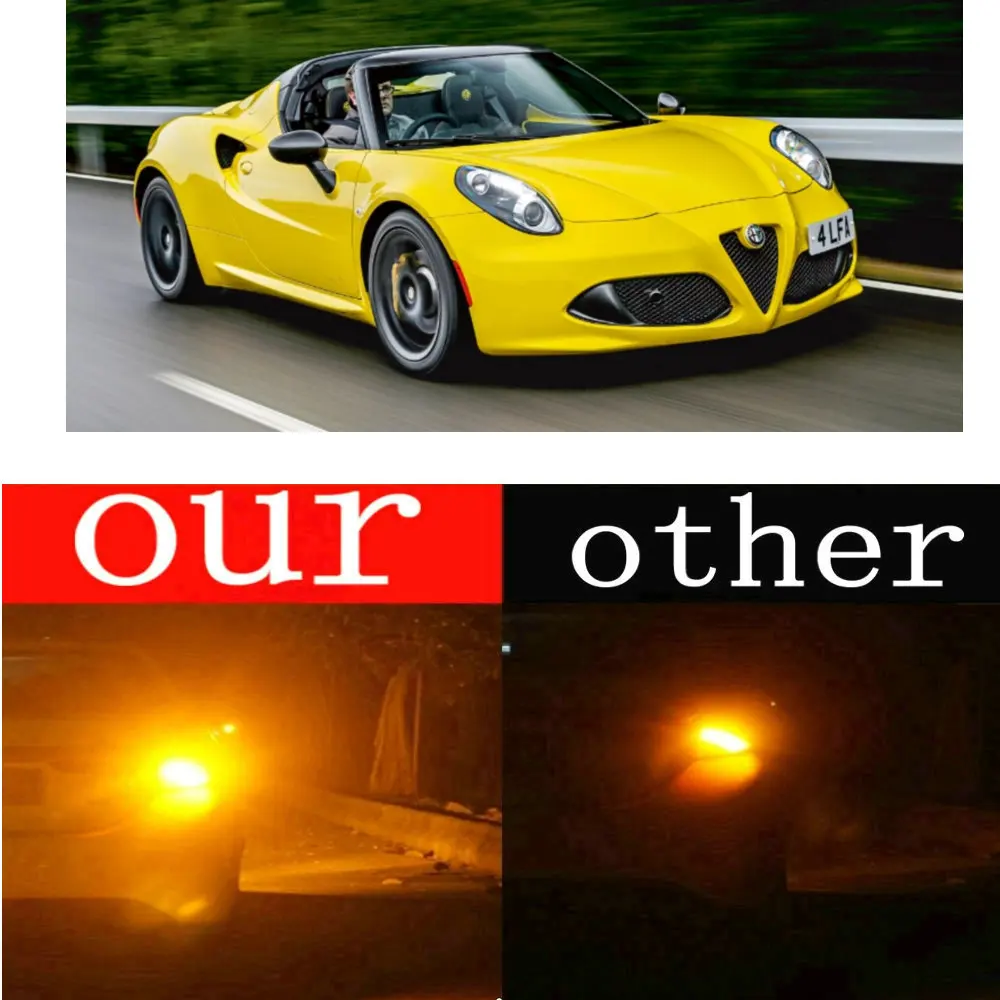 Для ALFA ROMEO 4C SPIDER 960 CABRIO 1.8TB 2015-2020 передний и задний указатель поворота автомобильные товары автомобильные аксессуары Canbus 2 шт.
Для ALFA ROMEO 4C SPIDER 960 CABRIO 1.8TB 2015-2020 передний и задний указатель поворота автомобильные товары автомобильные аксессуары Canbus 2 шт.