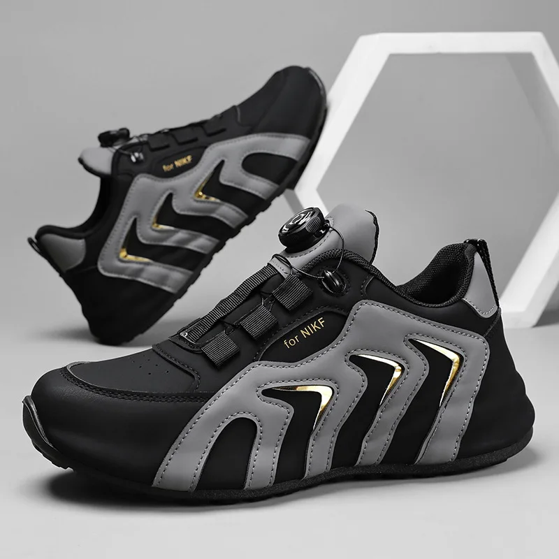 Мужские кроссовки на платформе из высококачественной кожи, модные, легкие, люксовые, спортивные, на толстой подошве, повседневные.
Мужские кроссовки на платформе из высококачественной кожи, модные, легкие, люксовые, спортивные, на толстой подошве, повседневные.