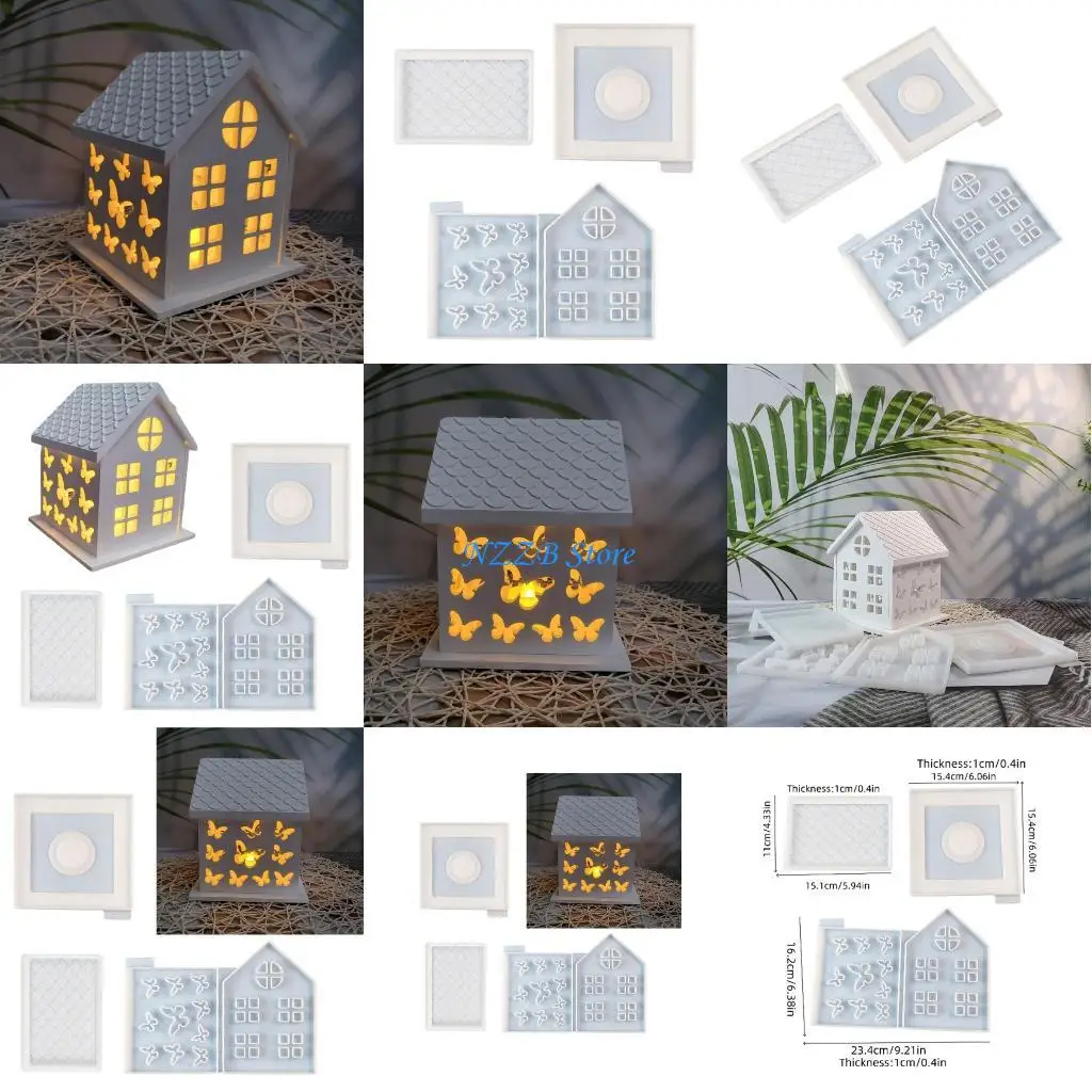 T21F DIYs Castings Molds Candlestick Holder Silicone Mold 3D House Shaped Molds
T21F DIYs Castings Molds Candlestick Holder Silicone Mold 3D House Shaped Molds