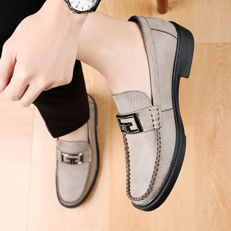 Luxury Brand Men's Comfortable Business Casual Leather Shoes New Fashionable Outdoor Men's Soft Sole Anti Slip Hand Sewn Loafers
Luxury Brand Men's Comfortable Business Casual Leather Shoes New Fashionable Outdoor Men's Soft Sole Anti Slip Hand Sewn Loafers