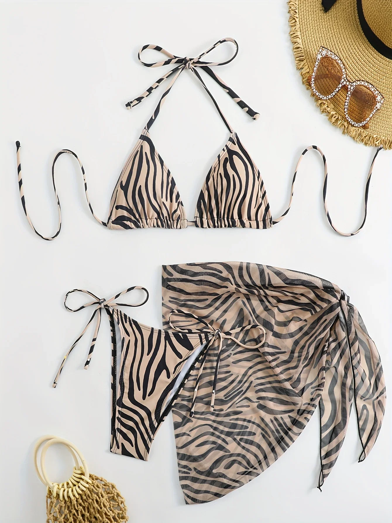 2024 Sexy Three Pieces Bikini Set Women Summer Bikini With Sarong Skirt Swimsuit Female Swimwear Leopard Printed Bathing Suits
2024 Sexy Three Pieces Bikini Set Women Summer Bikini With Sarong Skirt Swimsuit Female Swimwear Leopard Printed Bathing Suits