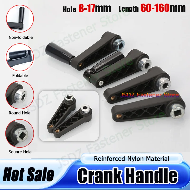 1-5pcs 60-160mm Length Crank Handle Metal Circular/Square Hole 8-17mm Foldable/Non-foldable Handle For Turning&Milling Machines
1-5pcs 60-160mm Length Crank Handle Metal Circular/Square Hole 8-17mm Foldable/Non-foldable Handle For Turning&Milling Machines