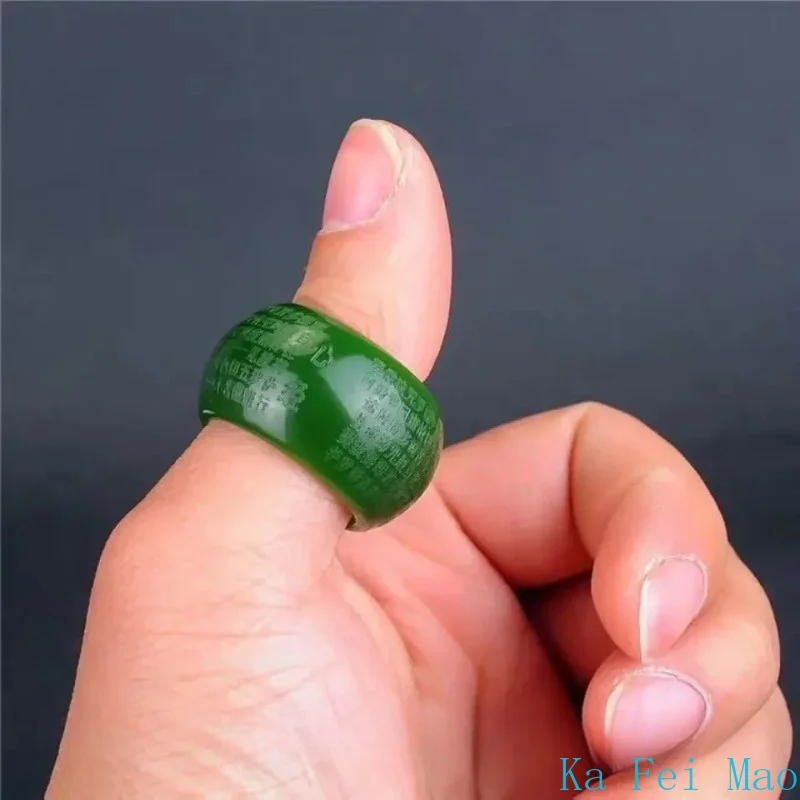 Natural Green Jade 22mm Ring Heart Meridian Jadeite Buddhism Amulet Fashion Charm Jewelry Hand Carved Crafts Gifts Women Men
Natural Green Jade 22mm Ring Heart Meridian Jadeite Buddhism Amulet Fashion Charm Jewelry Hand Carved Crafts Gifts Women Men