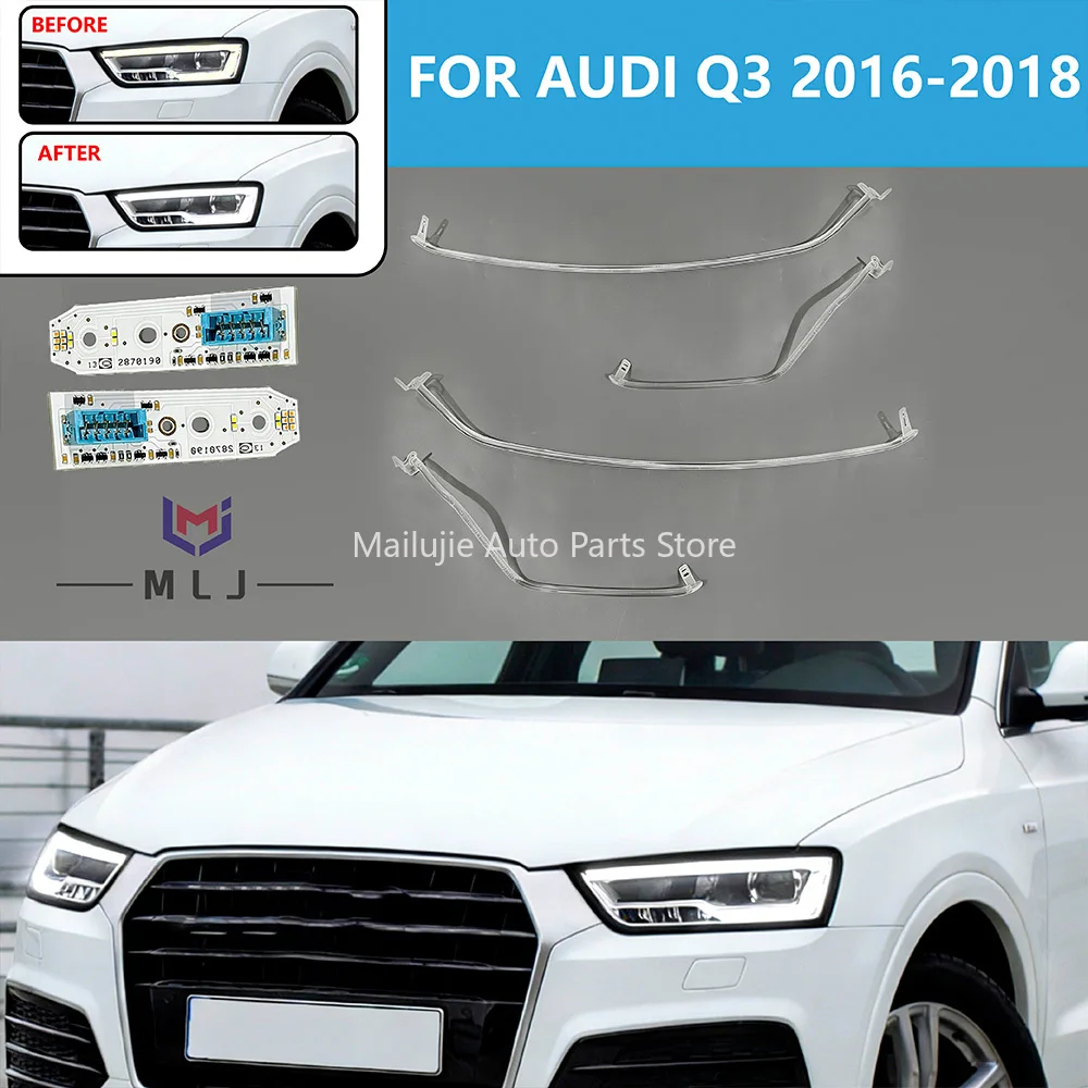 White Light Imported High Configurati LED Headlight DRL Tube Acrylic Tube For Audi Q3 2016-2018 Chip Light Bar Light Source
White Light Imported High Configurati LED Headlight DRL Tube Acrylic Tube For Audi Q3 2016-2018 Chip Light Bar Light Source