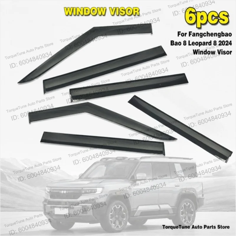 OEM Direct Fit Premium Easy Installation Window Visor Wind Deflector For Fangchengbao Bao 8 Leopard 8 2024 WEATHER SHIELD
OEM Direct Fit Premium Easy Installation Window Visor Wind Deflector For Fangchengbao Bao 8 Leopard 8 2024 WEATHER SHIELD