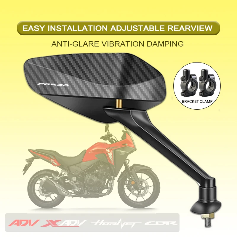 Прочные зеркала заднего вида из углеродного волокна для мотоцикла FORZA HONDA FORZA 350 FORZA 750 350 750 NSS350 NSS LOGO Простая установка
Прочные зеркала заднего вида из углеродного волокна для мотоцикла FORZA HONDA FORZA 350 FORZA 750 350 750 NSS350 NSS LOGO Простая установка