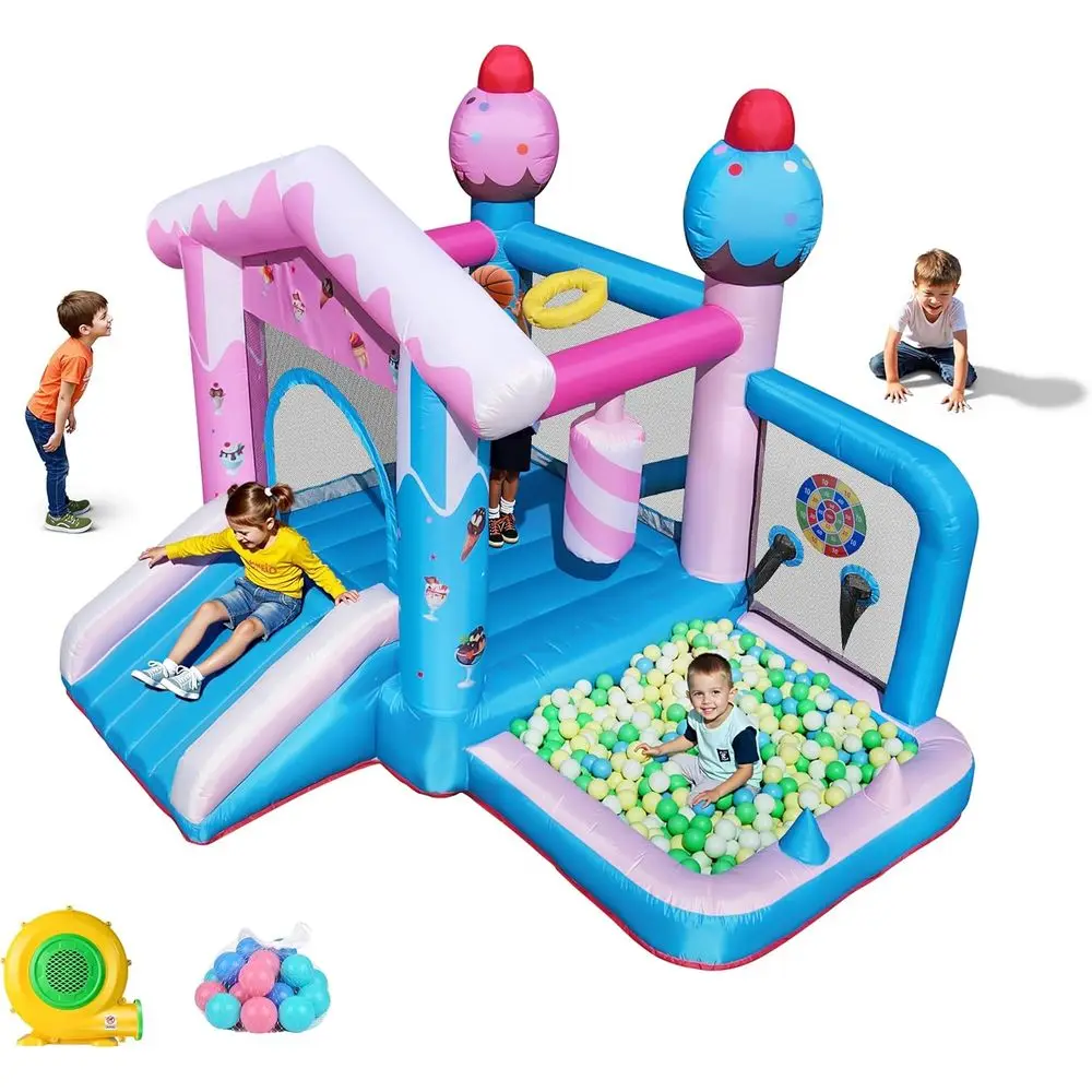 TOAOB Iatable House - 8-in-1 r House or Kids Ages 3-6, Indoor & Outdoor Bouncy Jumping Castle Slide with Blower or Backyard Birt
TOAOB Iatable House - 8-in-1 r House or Kids Ages 3-6, Indoor & Outdoor Bouncy Jumping Castle Slide with Blower or Backyard Birt