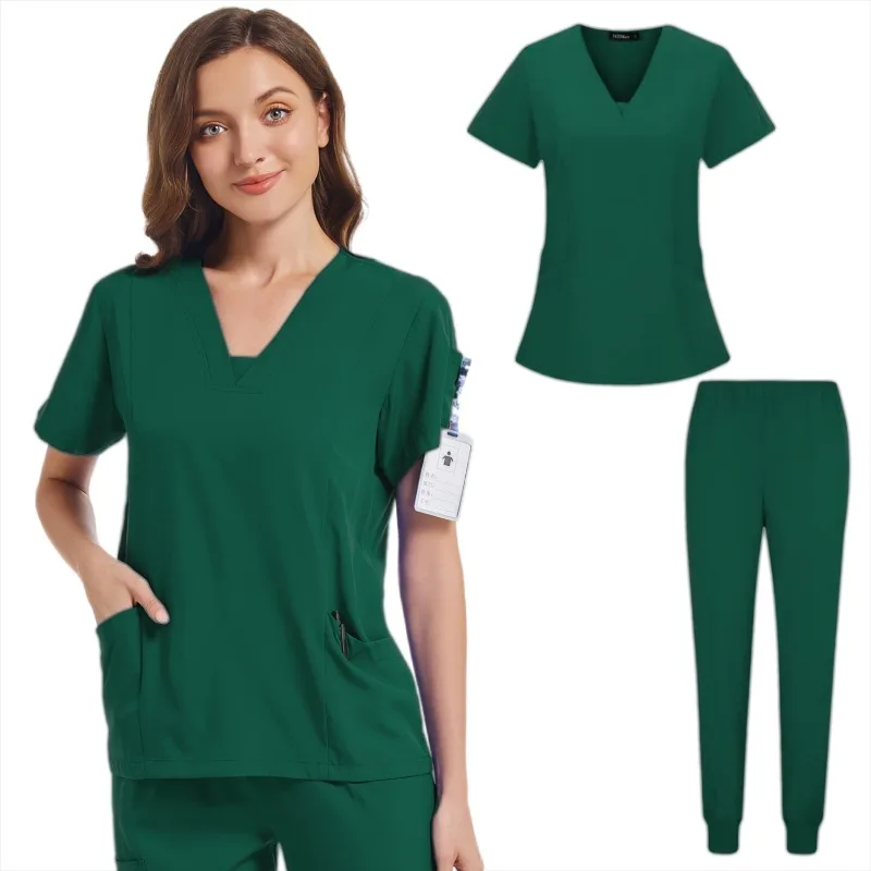 Large-size Elastic Quick-drying Medical Work Clothes Pet Hospital Short-sleeved Pants Set Casual and Comfortable Two-piece Set
Large-size Elastic Quick-drying Medical Work Clothes Pet Hospital Short-sleeved Pants Set Casual and Comfortable Two-piece Set