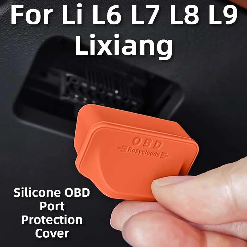 For Li L6 L7 L8 L9 2025 2024 Lixiang Silicone OBD Port Protection Cover
For Li L6 L7 L8 L9 2025 2024 Lixiang Silicone OBD Port Protection Cover