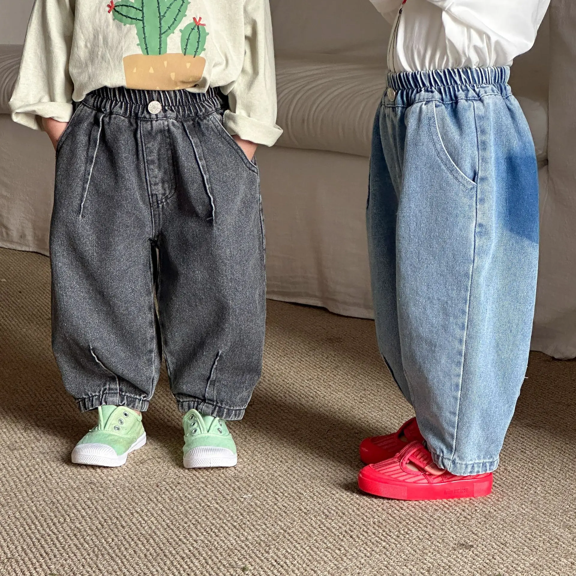 UNITIM Kids Baby Boys Jeans 2026 Spring Toddler Boys Demin Pant Elastic Waist Children Boys Harem Pant Little Girls Trouser
UNITIM Kids Baby Boys Jeans 2026 Spring Toddler Boys Demin Pant Elastic Waist Children Boys Harem Pant Little Girls Trouser