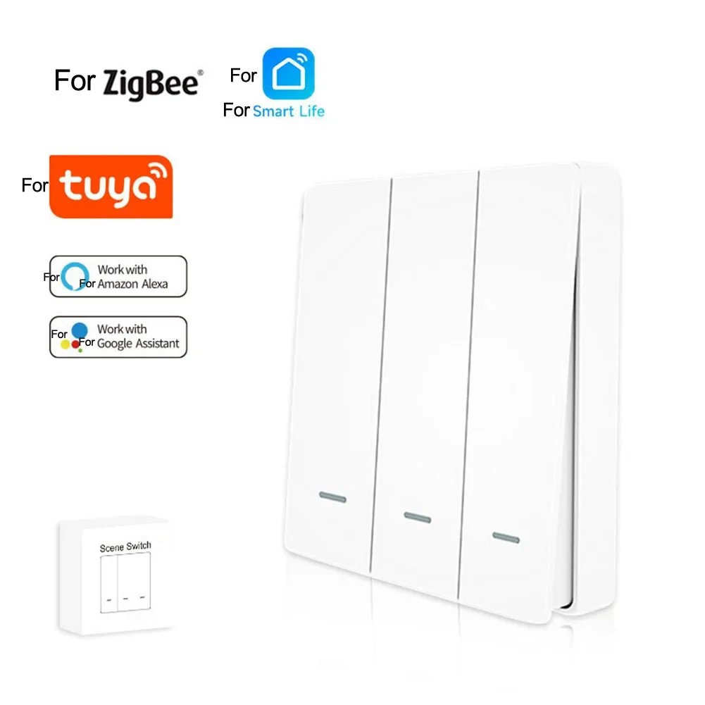 Для Tuya Умный выключатель света Для Tuya Для ZigBee Нейтральный провод Не требуется конденсатор Умный дом Многофункциональные инструменты управления
Для Tuya Умный выключатель света Для Tuya Для ZigBee Нейтральный провод Не требуется конденсатор Умный дом Многофункциональные инструменты управления