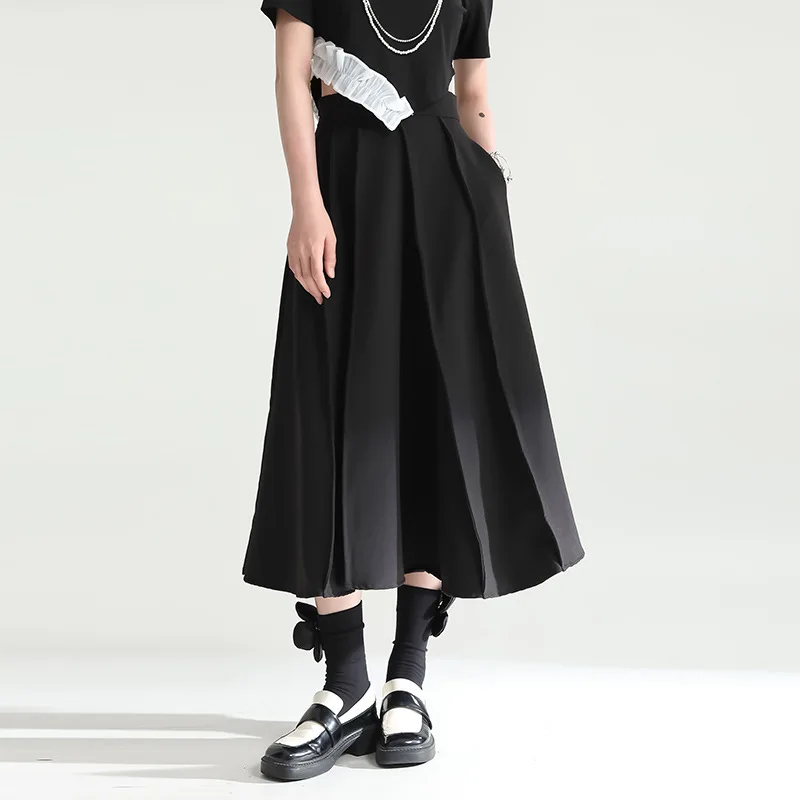 Zhongchuang Rizhen 2024 design sense high waist pleated skirt summer a word simple long puffy skirt big skirt
Zhongchuang Rizhen 2024 design sense high waist pleated skirt summer a word simple long puffy skirt big skirt