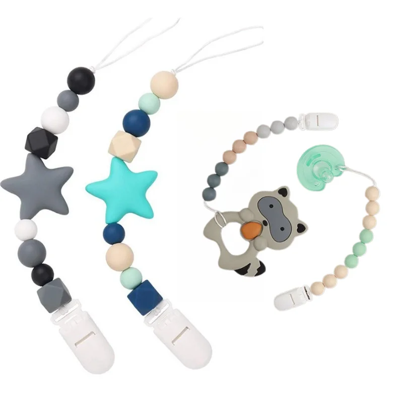 Food Grade Toy Pacifier Chain, Dental Silicone Pacifier Clip, Pacifier Baby Anti Drop Chain bebes
Food Grade Toy Pacifier Chain, Dental Silicone Pacifier Clip, Pacifier Baby Anti Drop Chain bebes