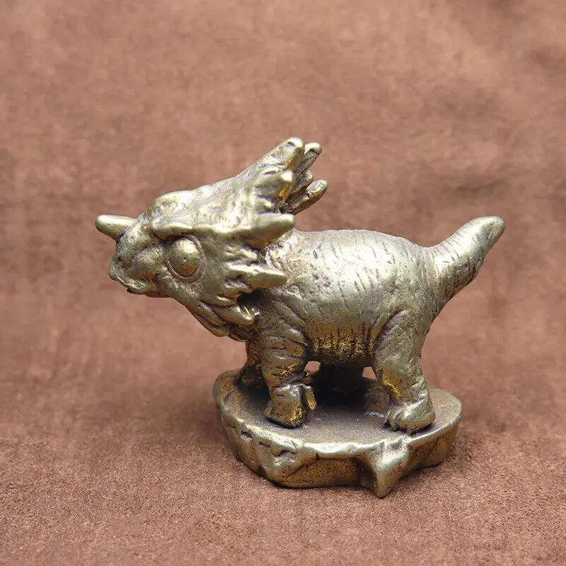 Vintage Brass Triceratops Dinosaur Statue Tea Set Pet modern exquisite handicrafts
Vintage Brass Triceratops Dinosaur Statue Tea Set Pet modern exquisite handicrafts