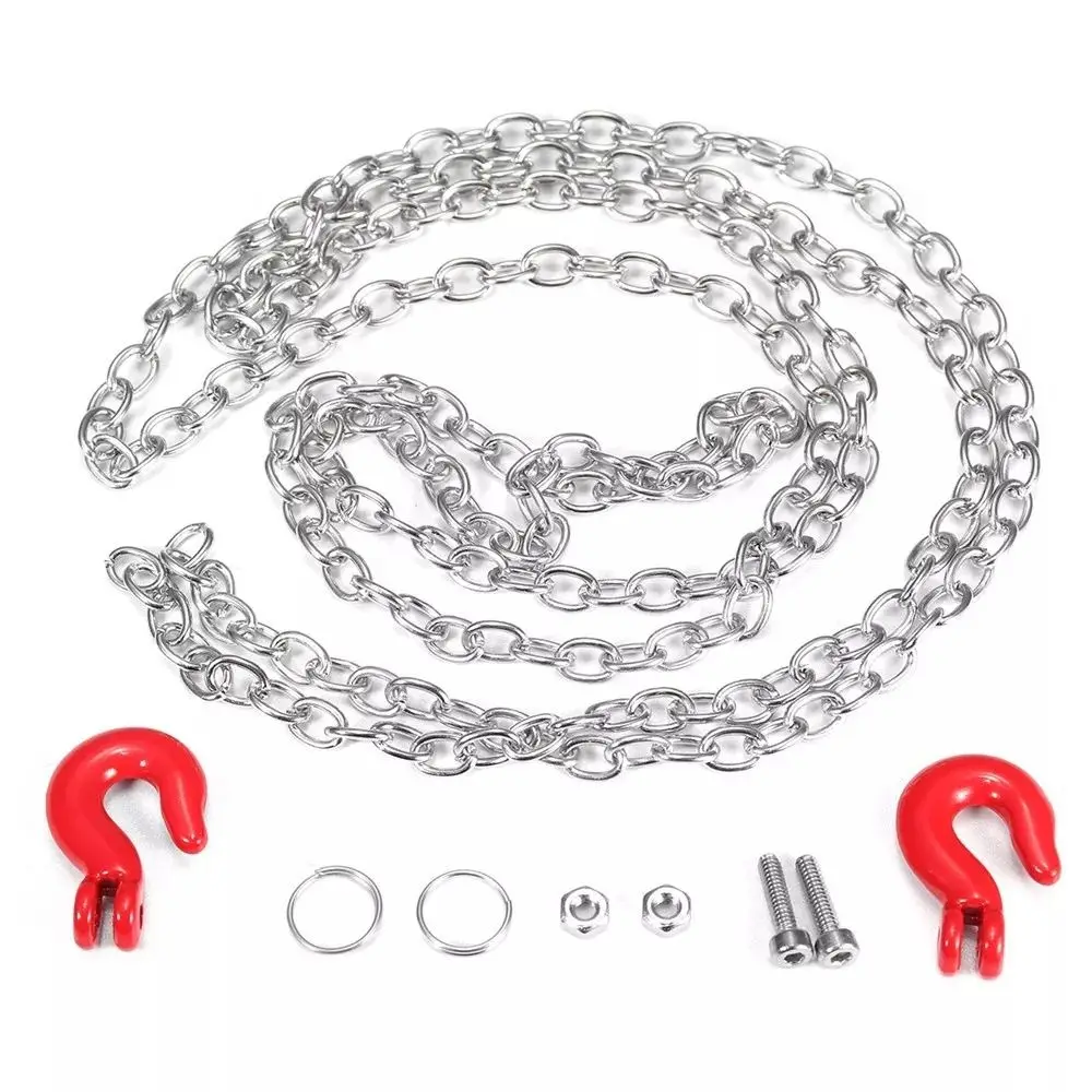 Red RC Trailer Tow Hook Upgrade Tow Hook Tow Chain for 1:10 RC Crawler Car Redcat Gen8 VS4-10 Axial SCX10 90046 AXI03007 Capra
Red RC Trailer Tow Hook Upgrade Tow Hook Tow Chain for 1:10 RC Crawler Car Redcat Gen8 VS4-10 Axial SCX10 90046 AXI03007 Capra