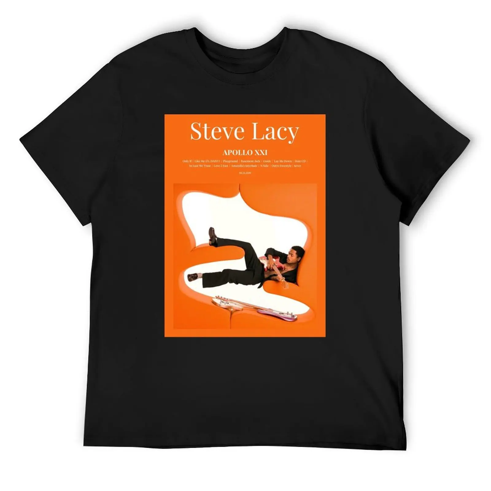Steve Lacy - Apollo XXI (2019) T-Shirt oversizeds man clothes valentines boutique clothes plus sizes plain t shirts men
Steve Lacy - Apollo XXI (2019) T-Shirt oversizeds man clothes valentines boutique clothes plus sizes plain t shirts men