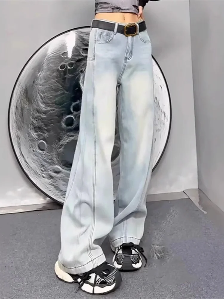 Джинсы женские прямые с высокой талией больших размеров, весна-осень, свободный крой, широкие штанины, для коррекции фигуры (эффект утягивания)
Джинсы женские прямые с высокой талией больших размеров, весна-осень, свободный крой, широкие штанины, для коррекции фигуры (эффект утягивания)