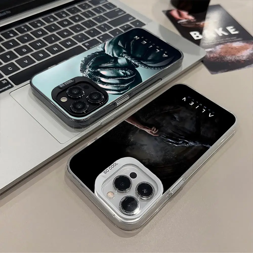 Чехол для мобильного телефона Alien Romulus для iPhone 17, 16, 15, 14, 13, 12, 11 X XR XS 8 7 Air Pro Max Plus, полупрозрачный цветной чехол
Чехол для мобильного телефона Alien Romulus для iPhone 17, 16, 15, 14, 13, 12, 11 X XR XS 8 7 Air Pro Max Plus, полупрозрачный цветной чехол