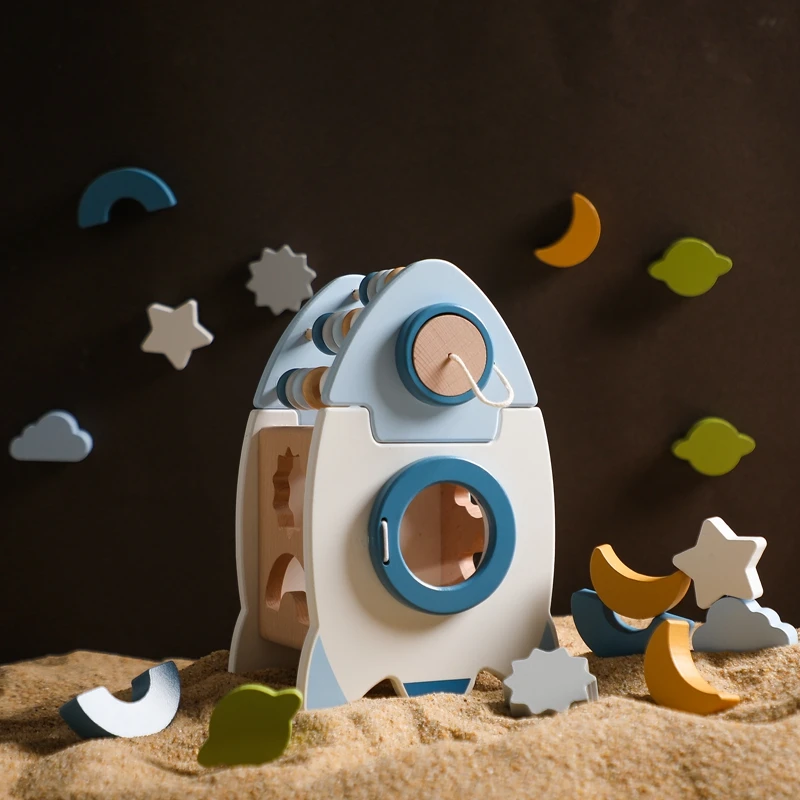 Baby Montessori Early Educational Rocket Toys Baby 5-in-1 Multifunctional Shape Box Toys Kid Wooden Graphic Cognition Toys Gifts
Baby Montessori Early Educational Rocket Toys Baby 5-in-1 Multifunctional Shape Box Toys Kid Wooden Graphic Cognition Toys Gifts