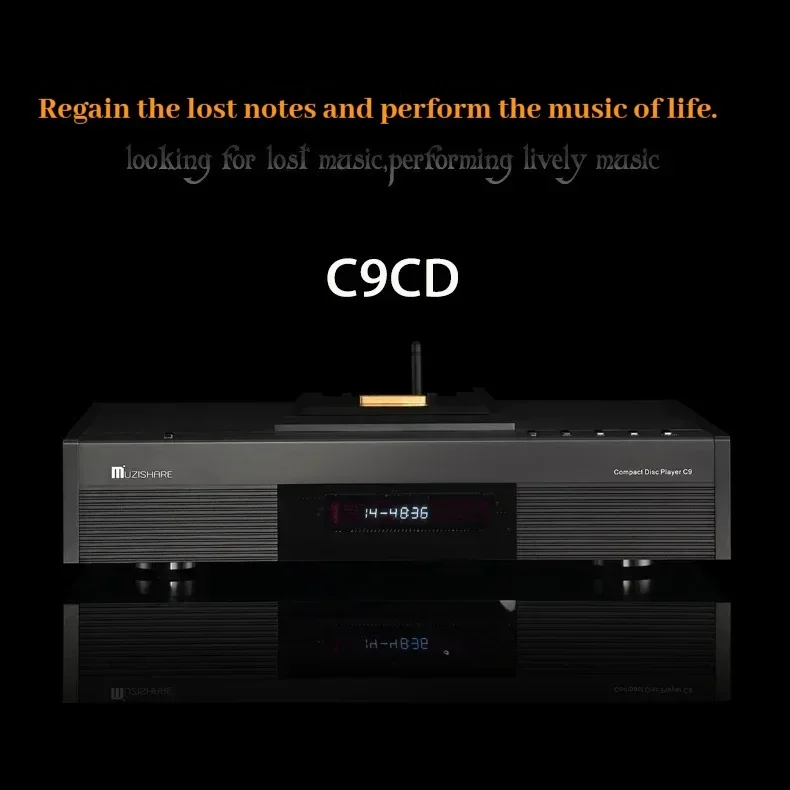 MUZISHARE C9 Audiophile Vacuum Tube CD Player and ES9038Q2M Decoder HD Bluetooth 6KE8 Light
MUZISHARE C9 Audiophile Vacuum Tube CD Player and ES9038Q2M Decoder HD Bluetooth 6KE8 Light