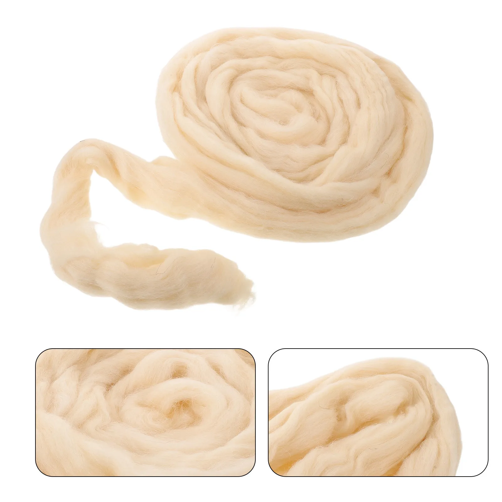 100G Soft Wool Roving for Needle Felting DIY Craft Kit Beginner Friendly Felting Fiber Supplies Wool Material for Felt Animals
100G Soft Wool Roving for Needle Felting DIY Craft Kit Beginner Friendly Felting Fiber Supplies Wool Material for Felt Animals