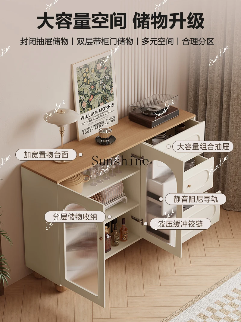 Cream style dining side, small apartment household, cabinet living room storage, modern simplicityP
Cream style dining side, small apartment household, cabinet living room storage, modern simplicityP
