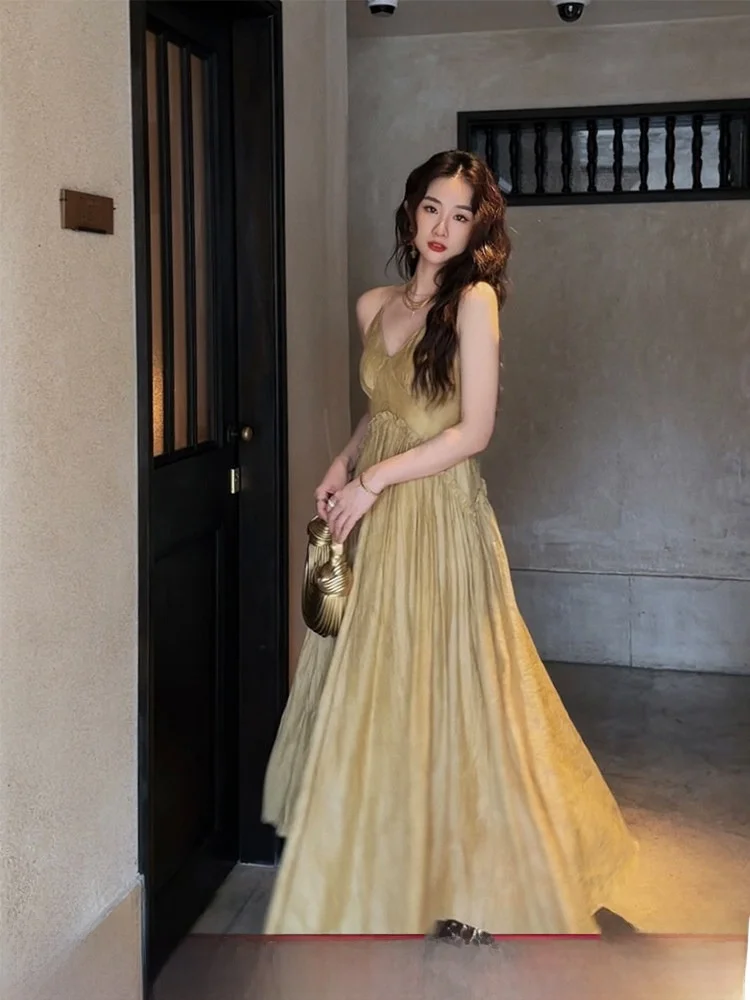 Sanji Bla Flower Spring New Chinese Sle Long Dr Women's Clothing Strap Gown Ele Aosphere Floral Print Casual Com...
Sanji Bla Flower Spring New Chinese Sle Long Dr Women's Clothing Strap Gown Ele Aosphere Floral Print Casual Com...