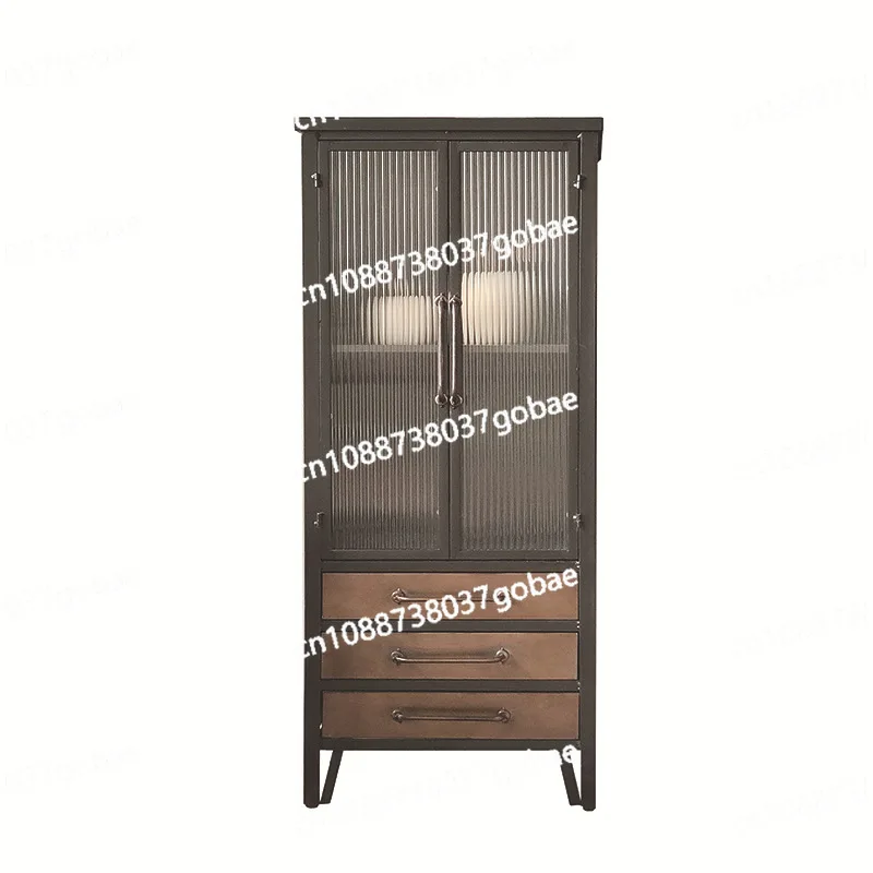 Retro industrial wind wrought iron combination cabinet office bookcase living room home storage display cabinet
Retro industrial wind wrought iron combination cabinet office bookcase living room home storage display cabinet
