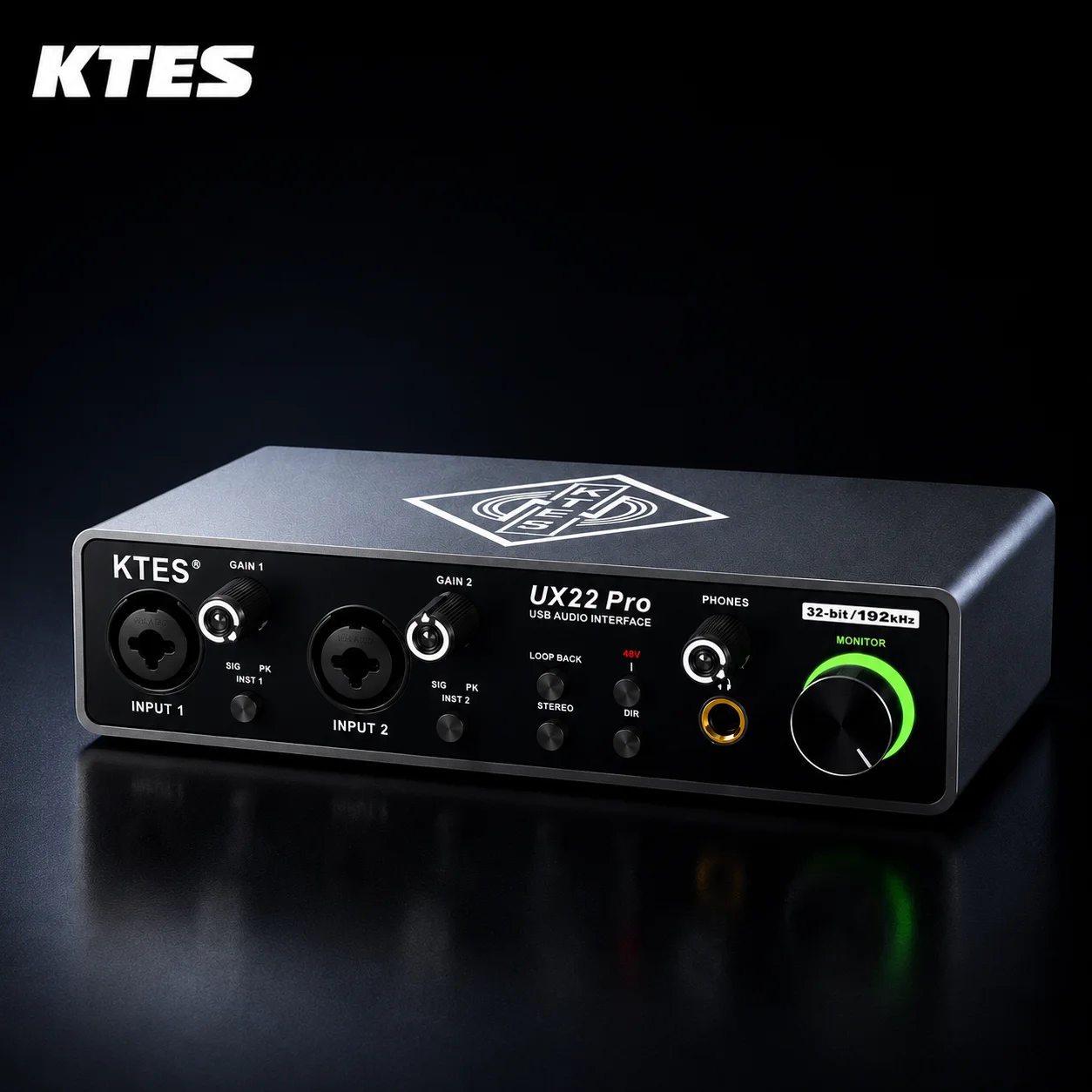 UX22 Pro Audio Interface 192kHz 32-Bit USB Sound Card for Studio Recording Live Streaming Podcast DAW Music Production & YouTube
UX22 Pro Audio Interface 192kHz 32-Bit USB Sound Card for Studio Recording Live Streaming Podcast DAW Music Production & YouTube