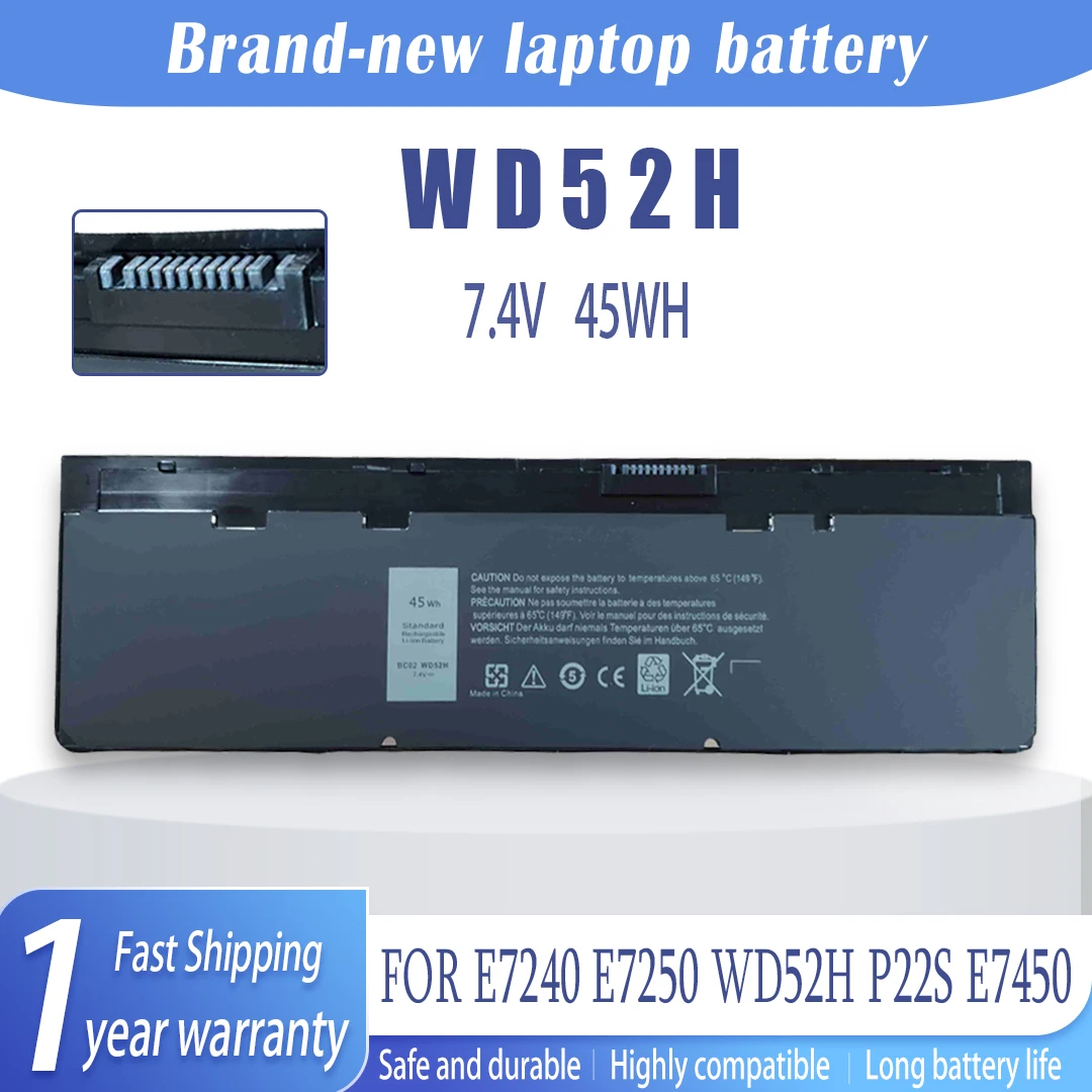 54/5000 NEW FOR DELL Latitude E7240 E7250 WD52H P22S E7450 Laptop Battery
54/5000 NEW FOR DELL Latitude E7240 E7250 WD52H P22S E7450 Laptop Battery